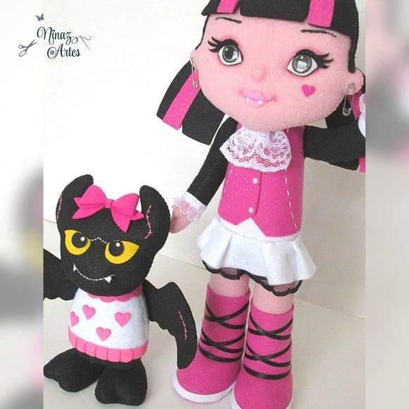 Draculaura e Conde Fabulous - Tema Monster High