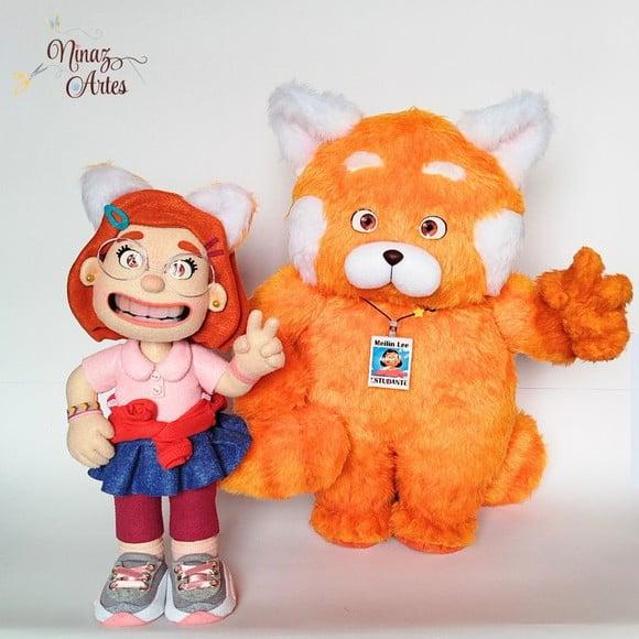 Dupla Mei Lee e Panda Vermelho - Tema Red Crescer É Uma Fera