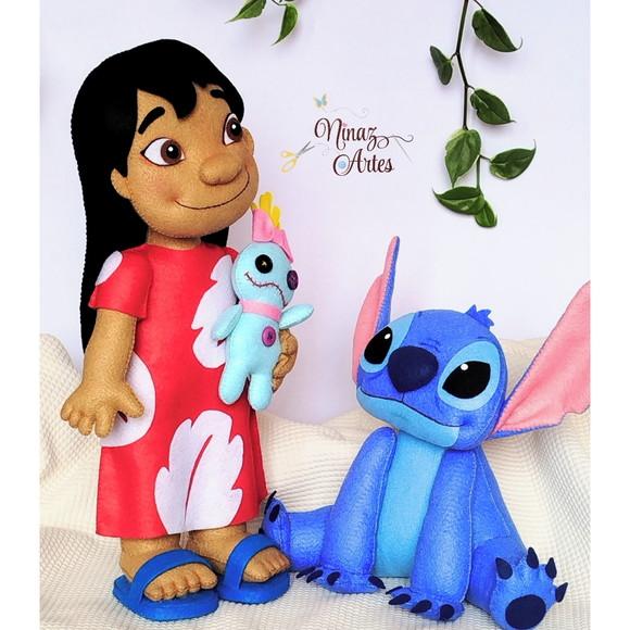 Dupla Lilo & Stitch - Bonecos Decorativos