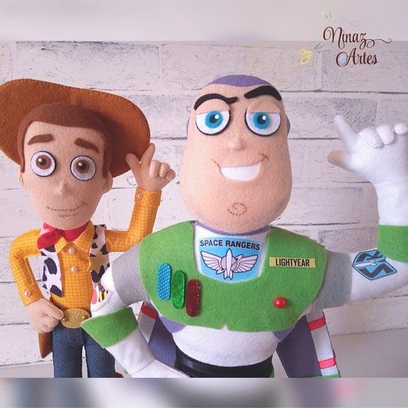 Dupla Woody e Buzz Lightyear - Tema Toy Story
