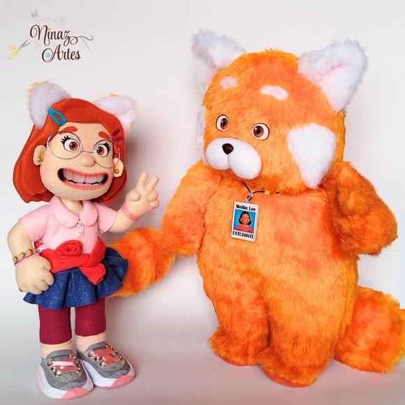 Dupla Mei Lee e Panda Vermelho - Tema Red Crescer É Uma Fera
