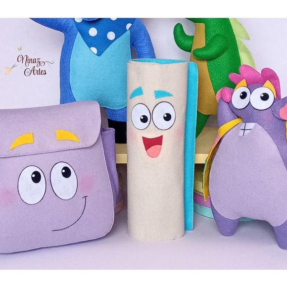 Kit Amigos da Dora com 5 Personagens - Tema Dora Aventureira