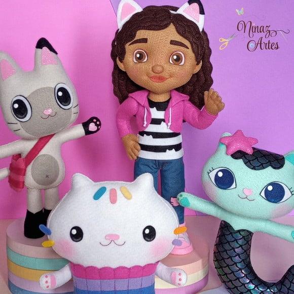 Kit com 4 Bonecos - Tema a Casa Mágica da Gabby