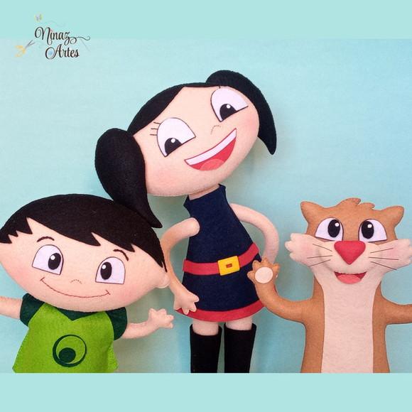 Kit com 3 Personagens - Tema Show da Luna
