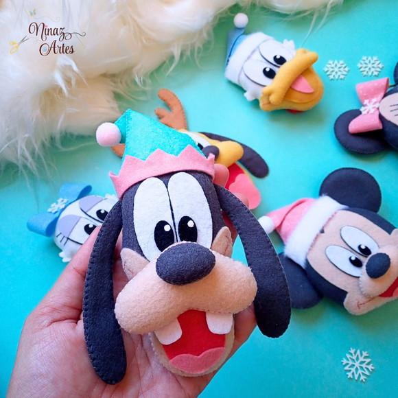 Kit com 6 Pingentes - Tema Mickey Candy