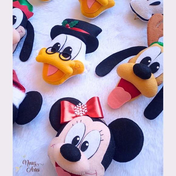 Kit com 8 Pingentes - Tema Mickey