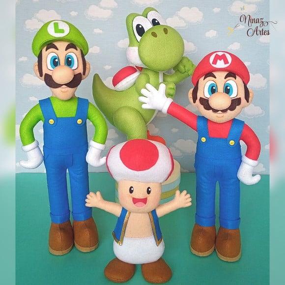 Kit Mario, Luigi, Yoshi e Toad - Tema Super Mario