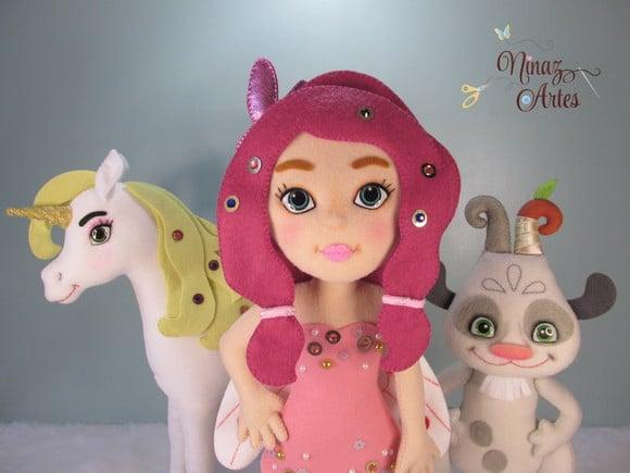 Mia, Onchao e Phuddle -tema o Mundo de Mia