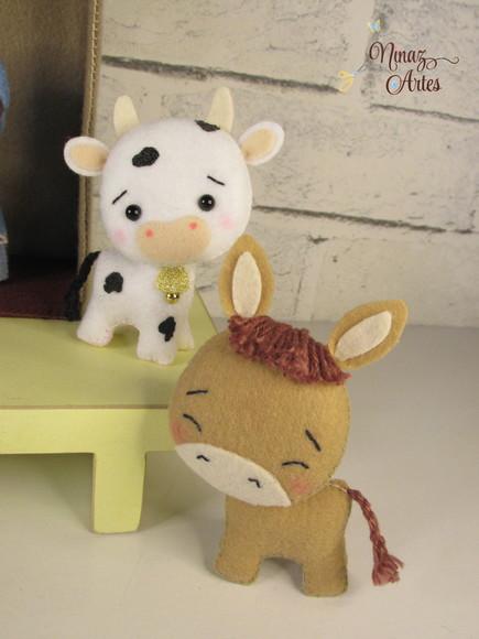 Mini Presépio - Decoração de Natal - Kit com 9 Peças