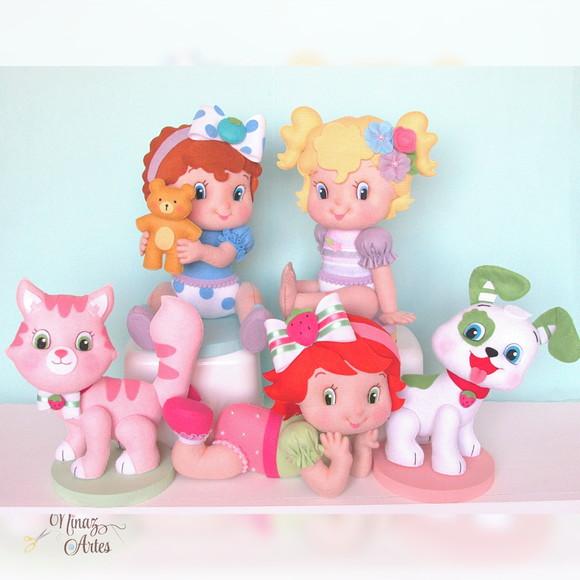 Moranguinho Baby - Kit com 5 Personagens