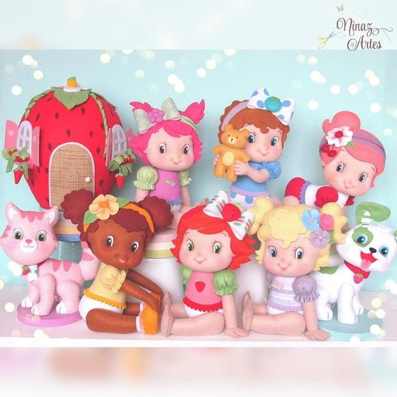 Moranguinho Baby - Kit com 9 Personagens
