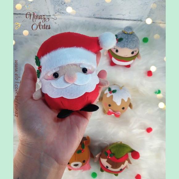 Pingentes Bolinhas de Natal - Kit com 6 Pingentes Clássicos