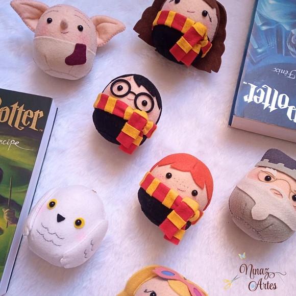 Pingentes Harry Potter - Kit com 7 Bolinhas