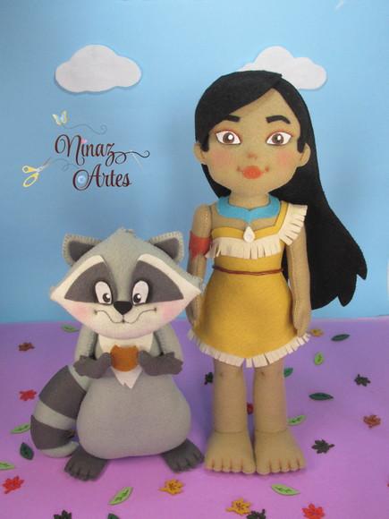Pocahontas e Guaxinim Meeko - Tema Pocahontas
