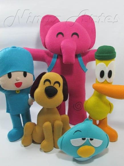 Pocoyo - Kit com 5 Bonecos