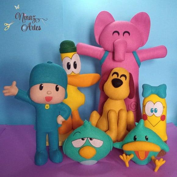 Pocoyo - Kit Básico com 7 Bonecos