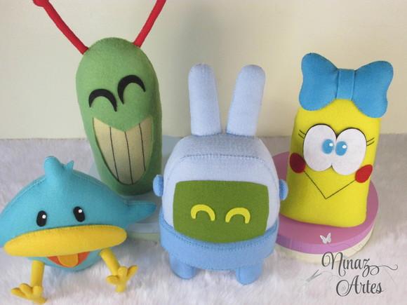 Pocoyo - Kit Amigos Pocoyo com 4 Bonecos