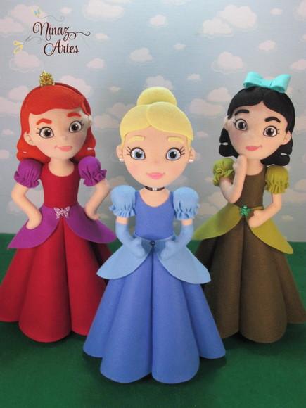 Princesa Ella e Irmãs - Princesa Azul - Tema Cinde Rela