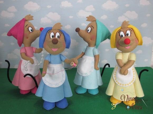 Ratinhas Costureiras - Princesa Ella - Tema Cinde Rela