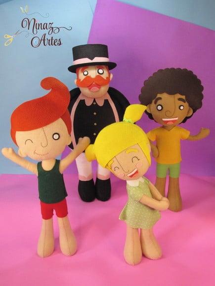 Sol na Fazendinha - Kit com 4 Personagens