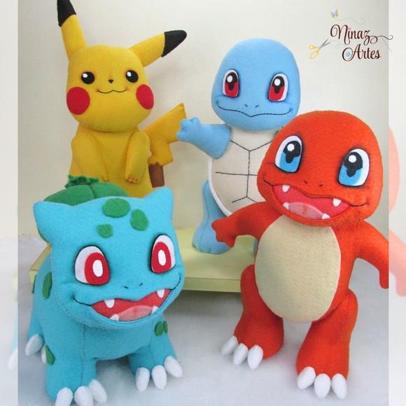 Tema Pokémon - Kit com 6 Bonecos