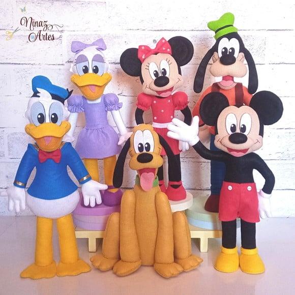 Turma do Mickey - Kit com 6 Bonecos
