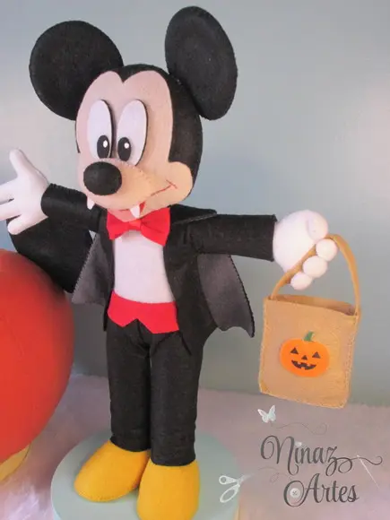 Abóbora e Mickey - Tema Halloween