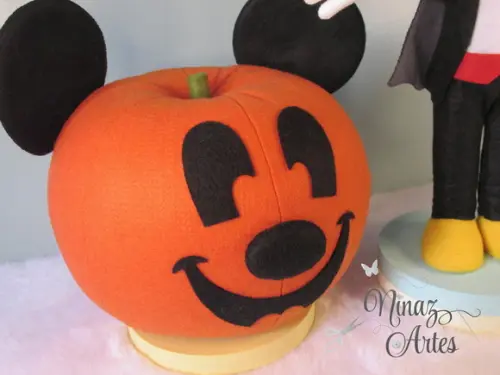 Abóbora e Mickey - Tema Halloween