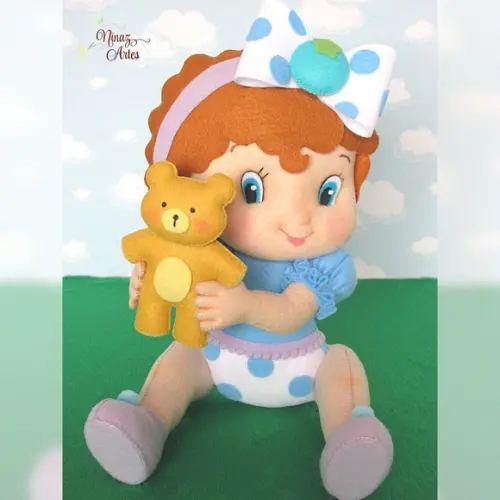 Boneca Amorinha Baby - Tema Moranguinho Baby