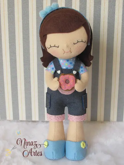 Boneca Babi Coelhinha Donutt - Tema Páscoa