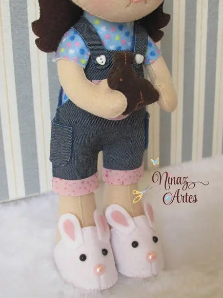 Boneca Babi Coelhinha Donutt - Tema Páscoa