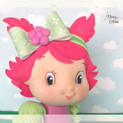 Boneca Cachinho de Framboesa Baby - Tema Moranguinho Baby