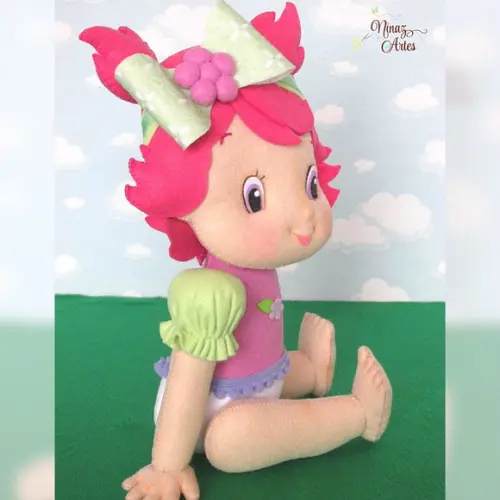 Boneca Cachinho de Framboesa Baby - Tema Moranguinho Baby