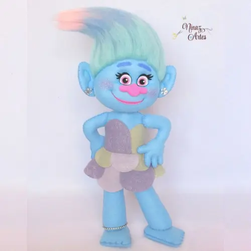 Boneca Chenille- Tema Trolls