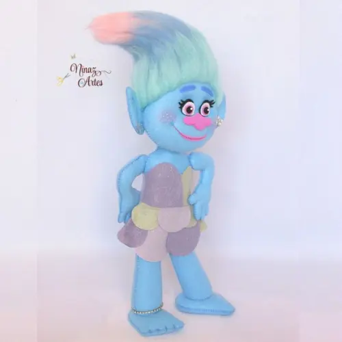Boneca Chenille- Tema Trolls