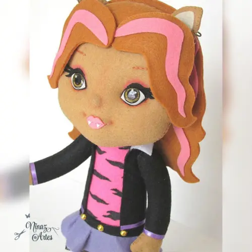 Boneca Clawdeen Wolf - Tema Monster High