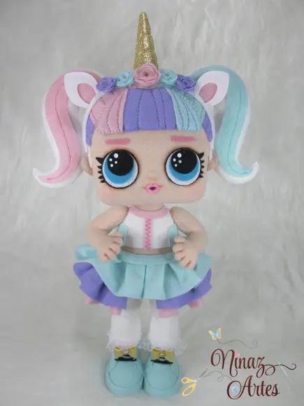 Boneca Lol Unicorn - Tema Lol