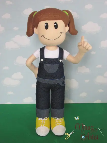 Boneca Mariana - Tema Galinha Pintadinha