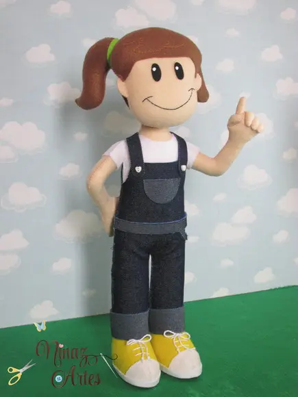 Boneca Mariana - Tema Galinha Pintadinha
