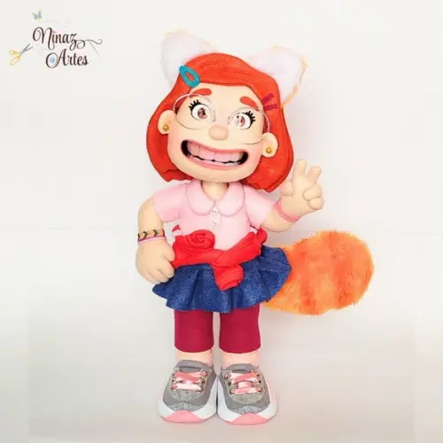 Boneca Mei Lee - Tema Red Crescer É Uma Fera