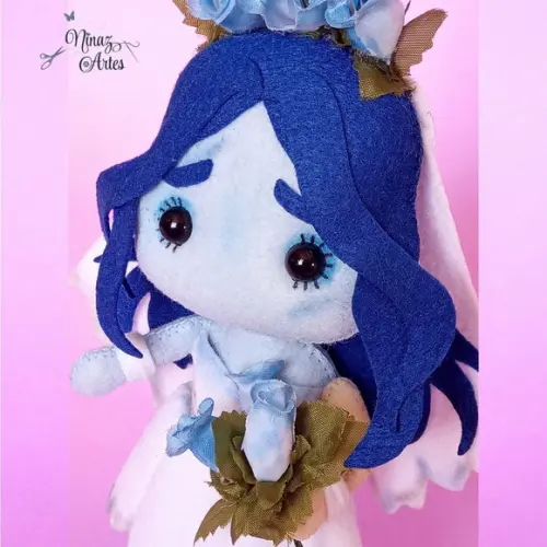 Boneca Mini Noiva Cadáver - Coleção Trevosos