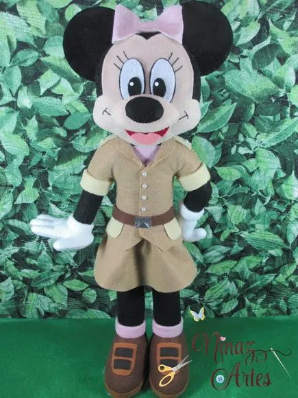 Boneca Minnie - Tema Mickey Safári