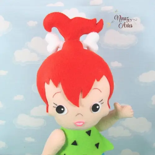 Boneca Pedrita - Tema os Flintstones