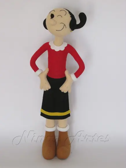 Boneca Olivia Palito - Tema Popeye