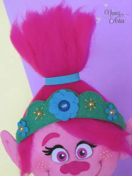 Boneca Poppy - Tema Trolls