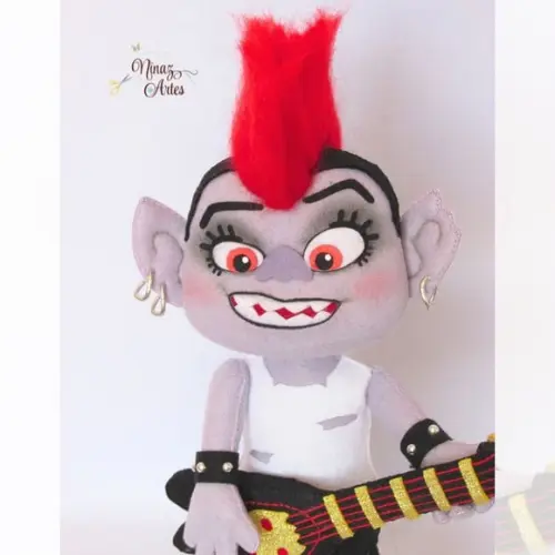 Boneca Rainha Barb - Tema Trolls
