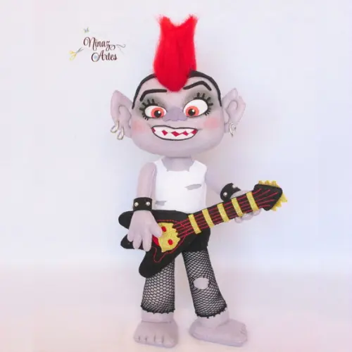 Boneca Rainha Barb - Tema Trolls