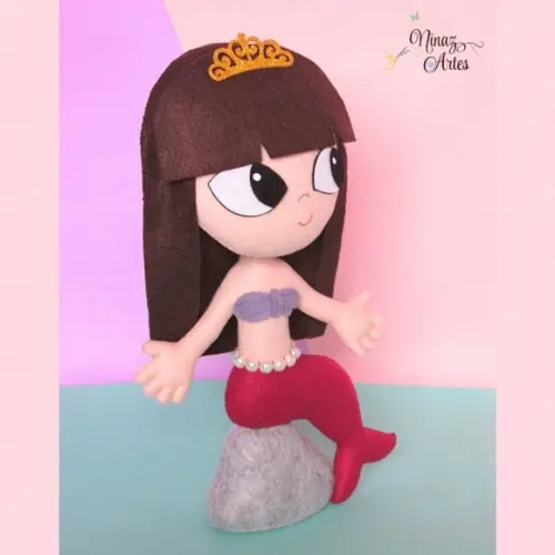Boneca Sereia Iara -Tema Sítio do Picapau Amarelo