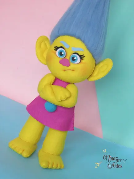 Boneca Smidge - Tema Trolls