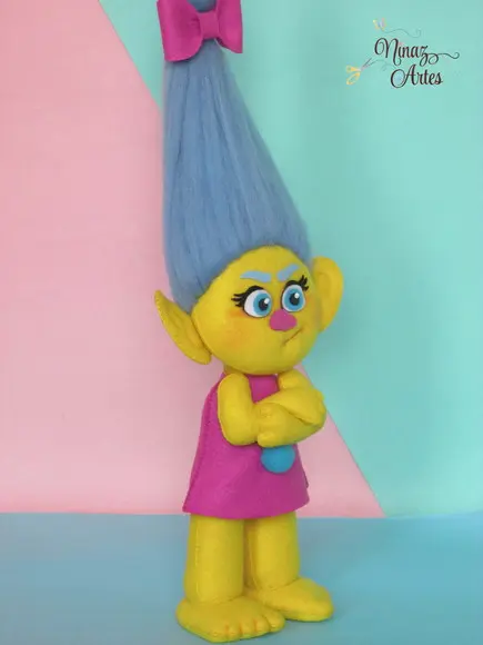 Boneca Smidge - Tema Trolls
